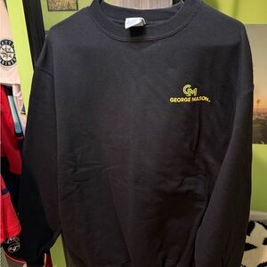 George Mason University Champion Black Sweater men’s large